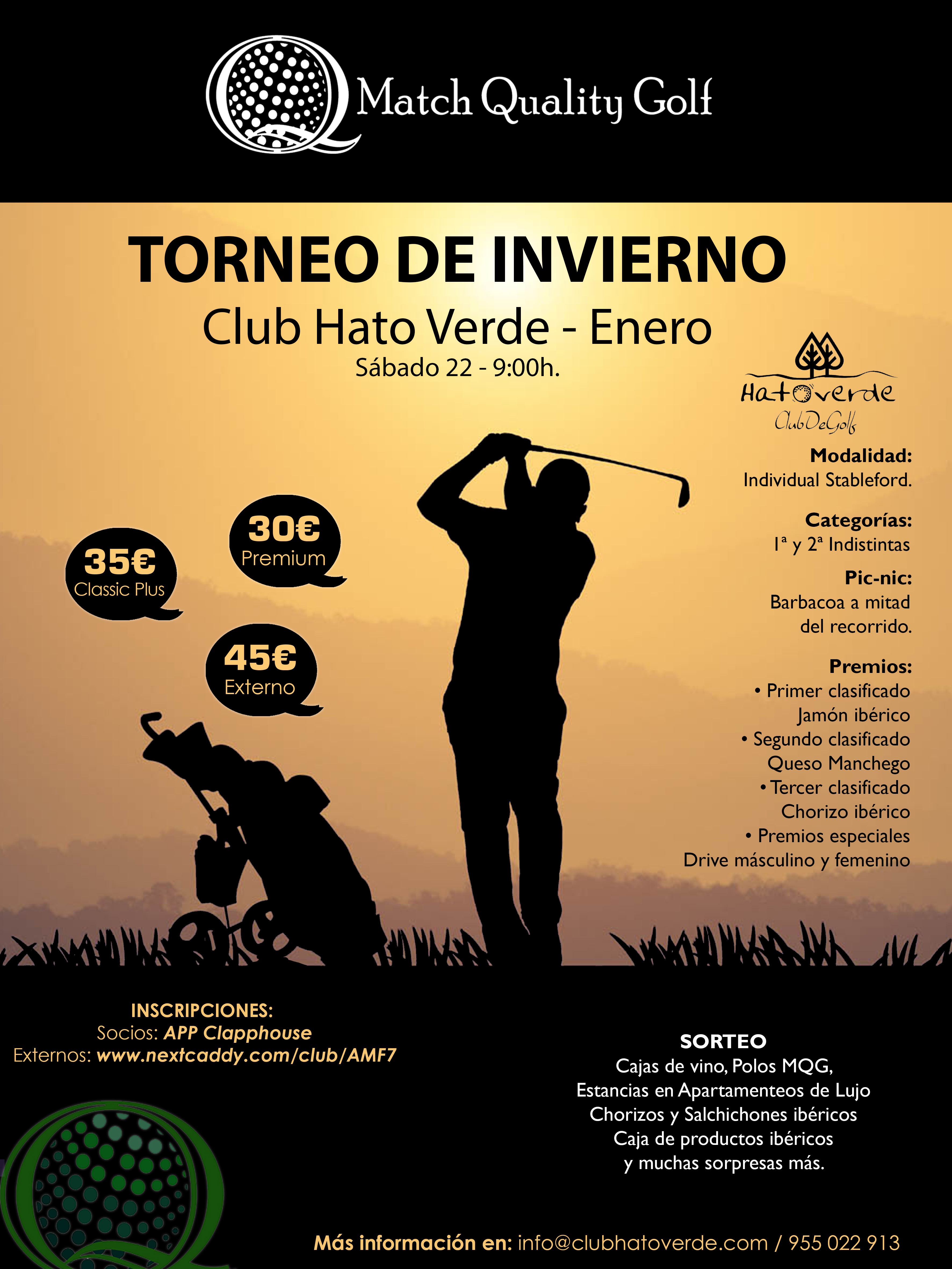 TORNEO DE INVIERNO MATCH QUALITY GOLF