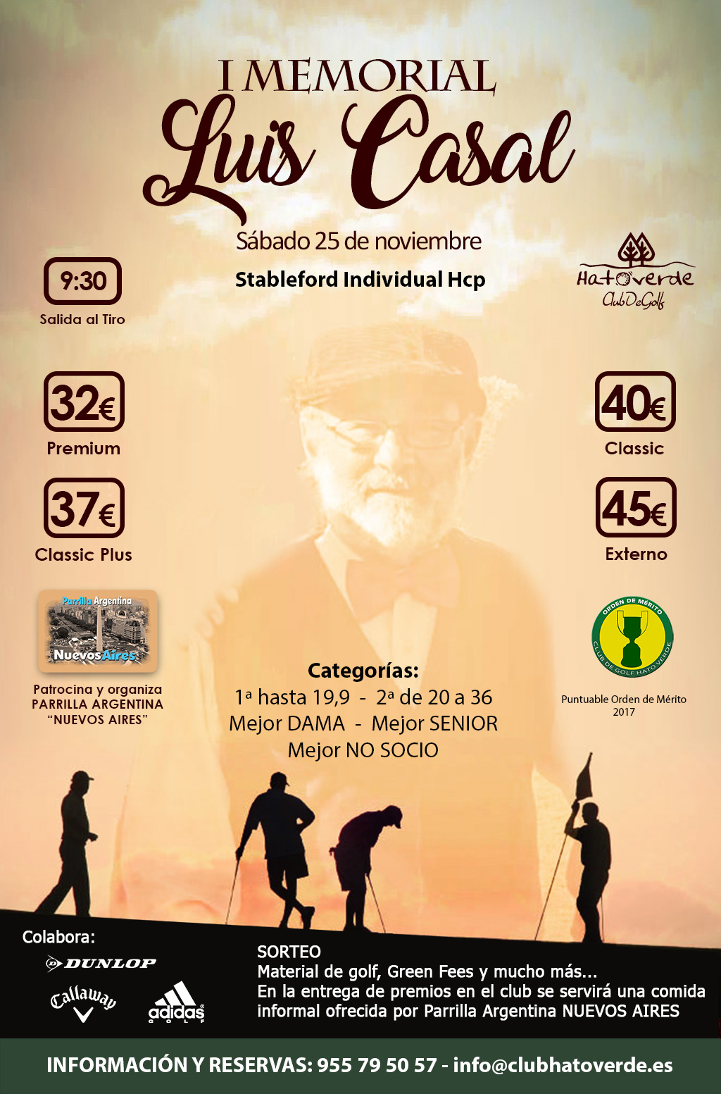  I MEMORIAL LUIS CASAL (Sábado 25 de noviembre)