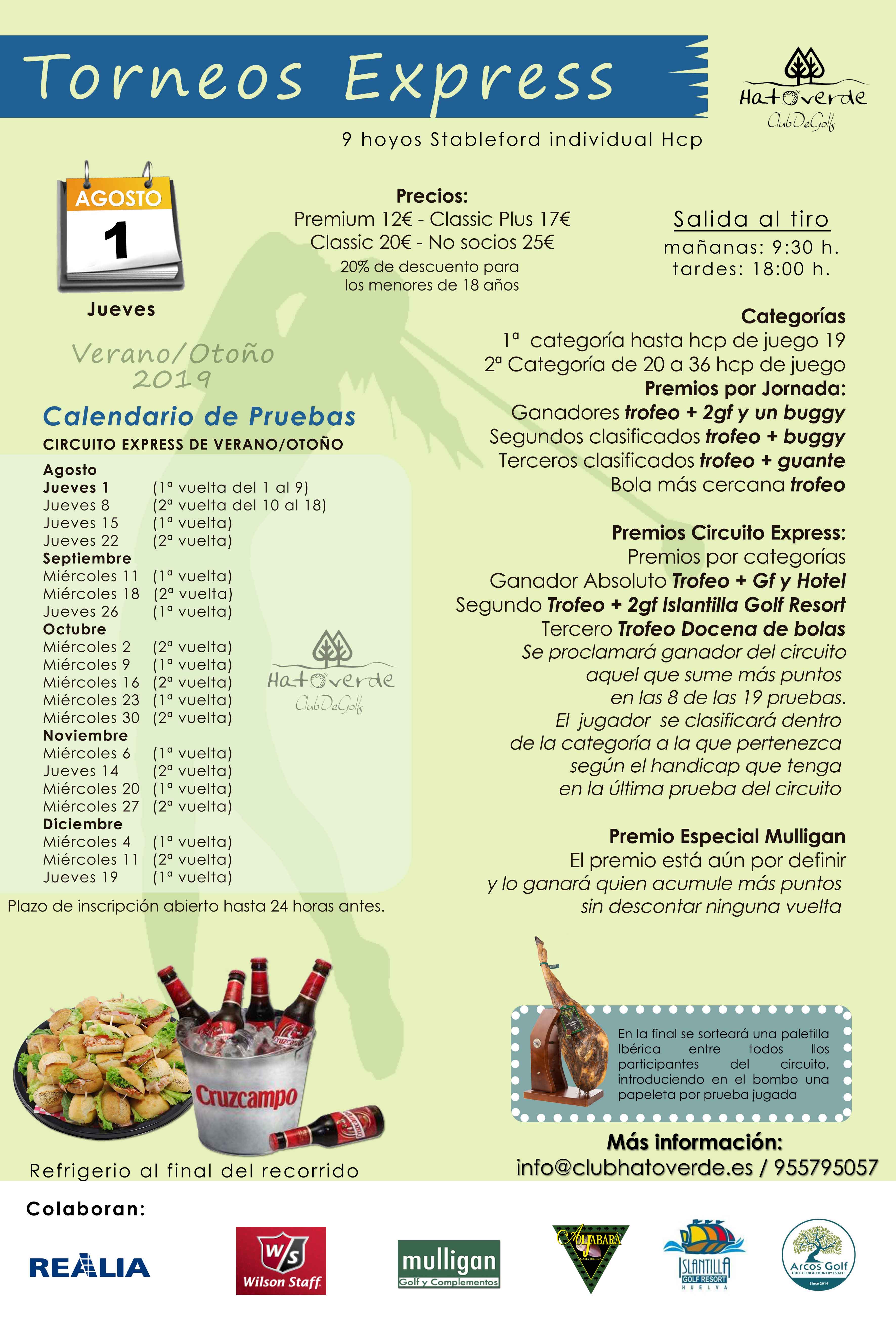 Torneo Express (Jueves 1 de agosto)