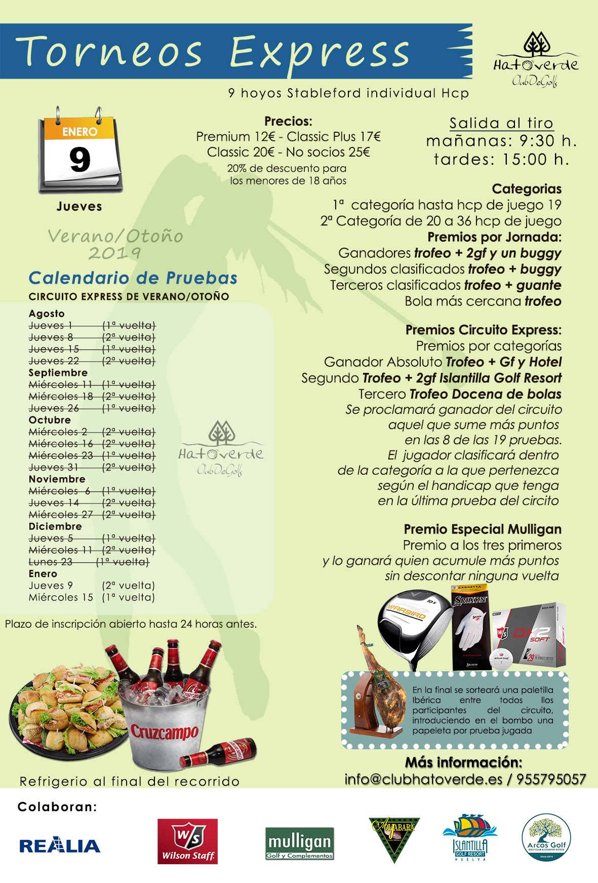 Torneo express 9 de enero