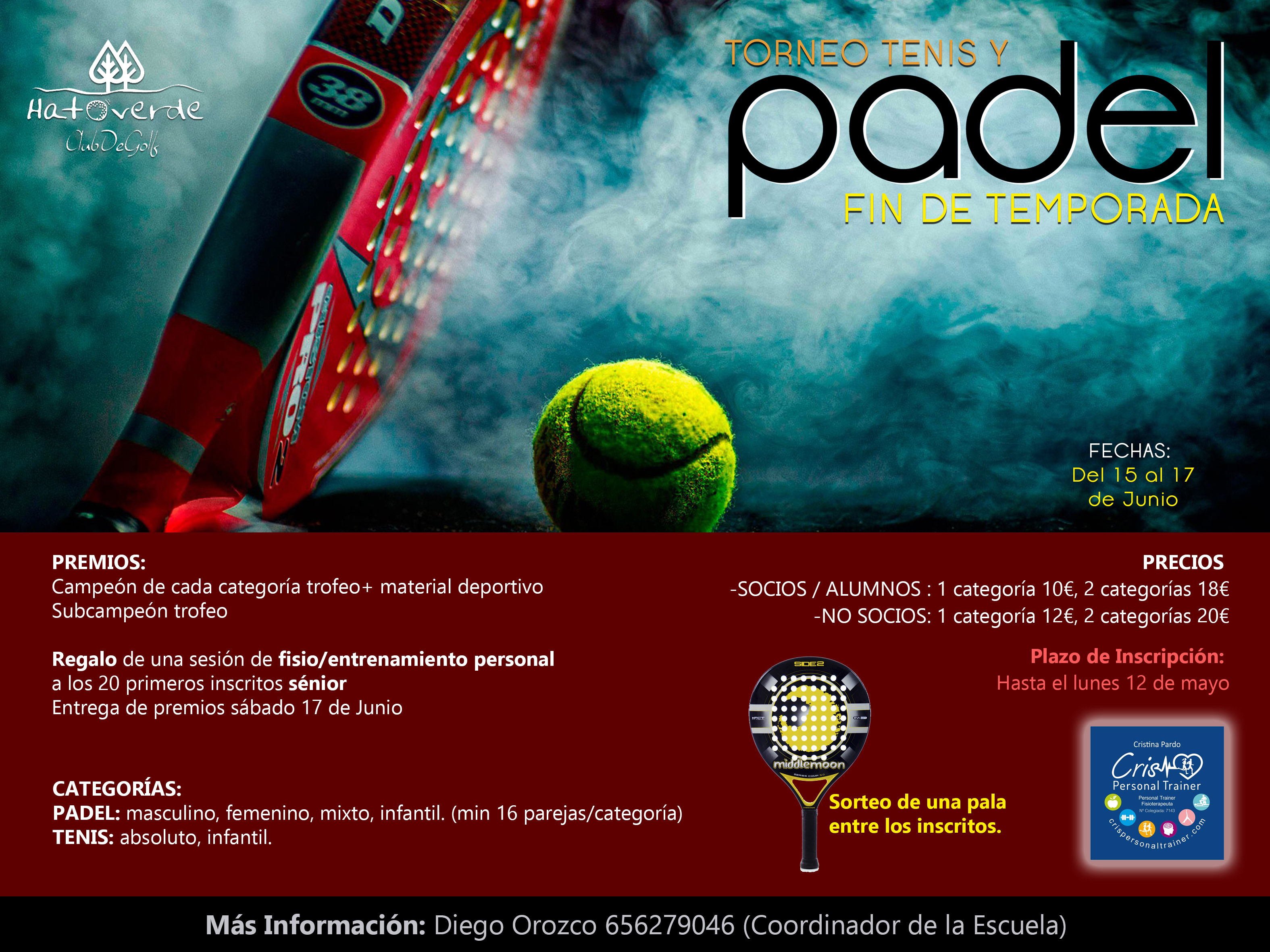 TORNEO TENIS Y PADEL-FIN DE TEMPORADA