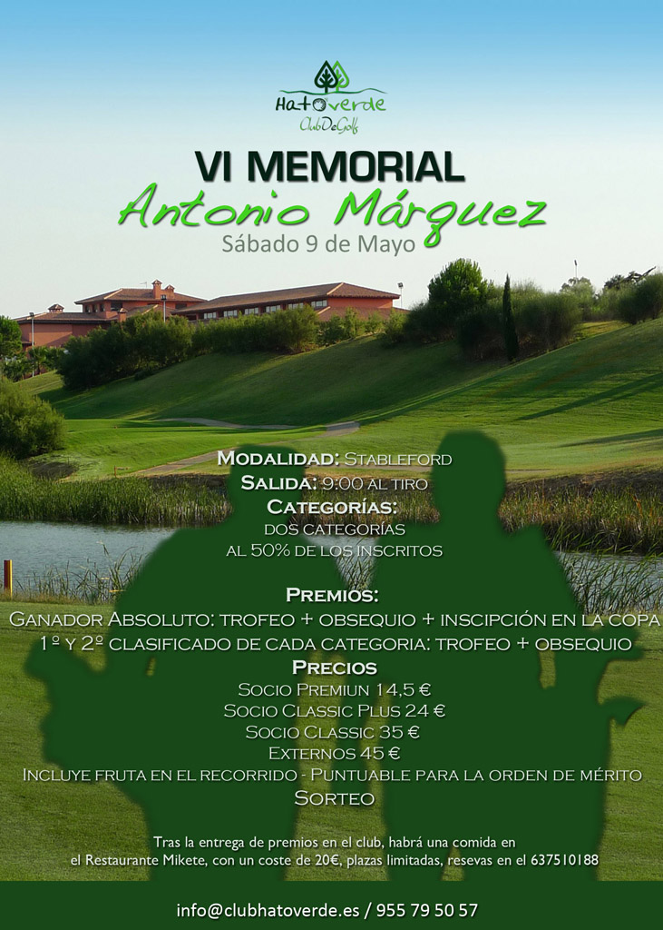 IV MEMORIAL ANTONIO MARQUEZ