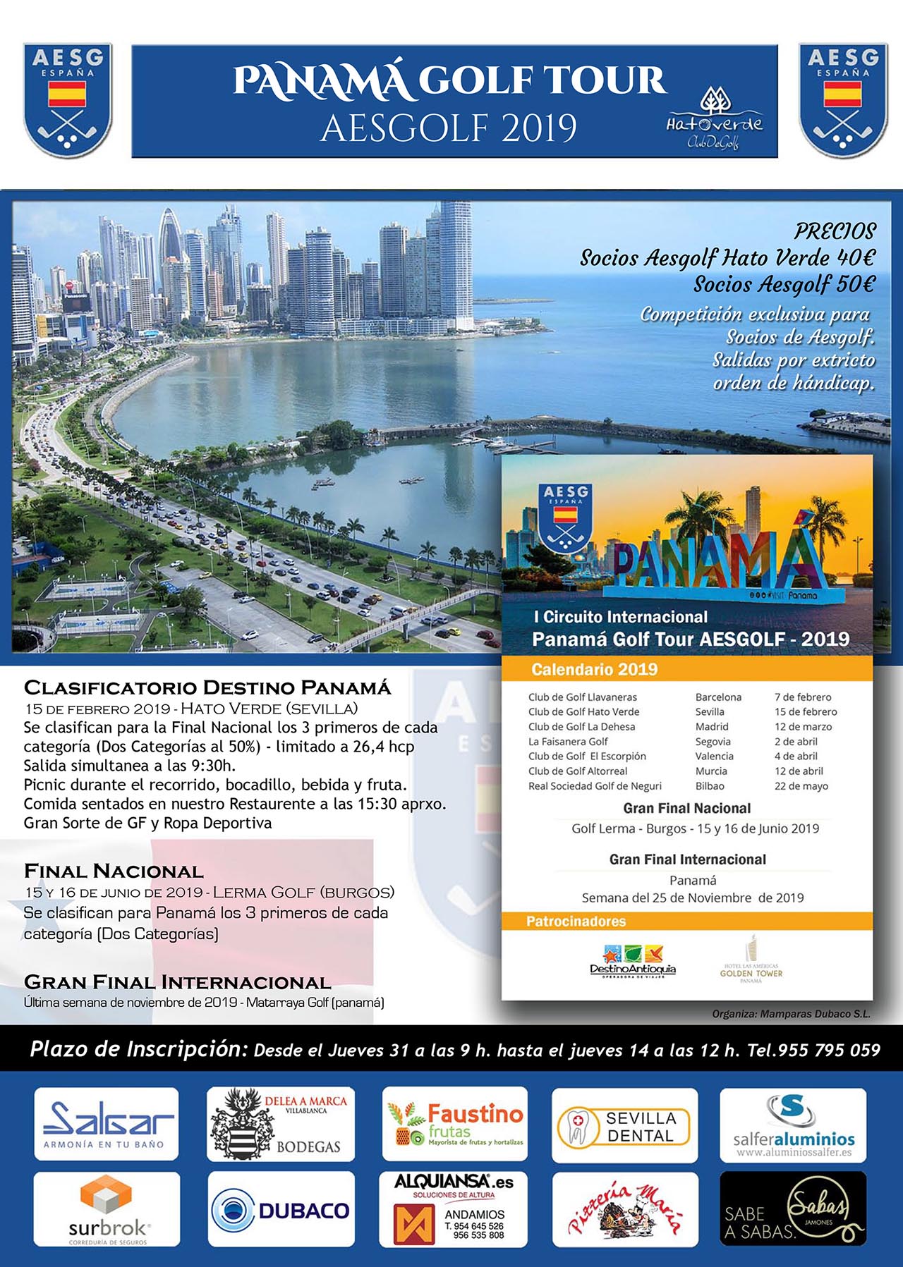 Torneo clasificatorio Panamá Golf Tour-Aesgolf 2019  
