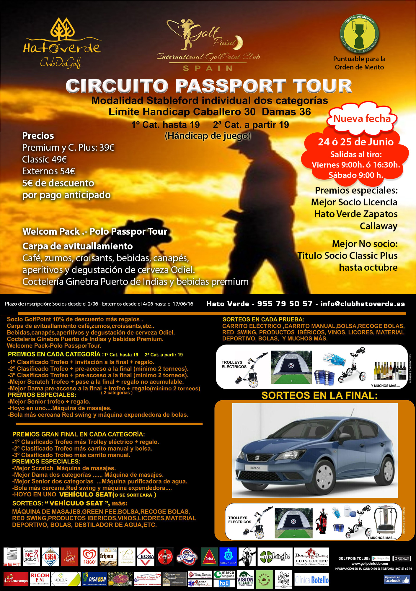Cambio de fecha para la prueba del circuito Passport Tour en Hato Verde.