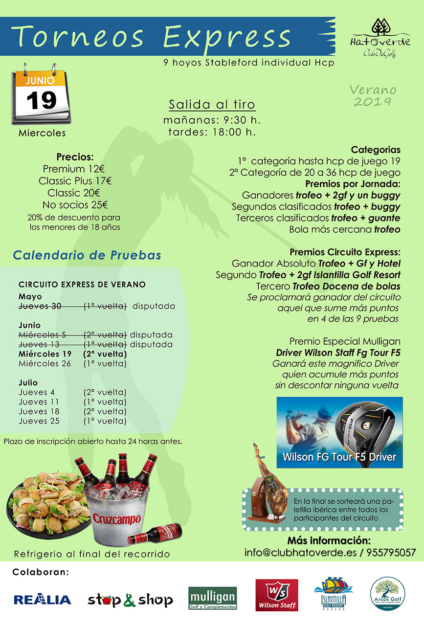 Torneo Express (miércoles 19 de junio) 