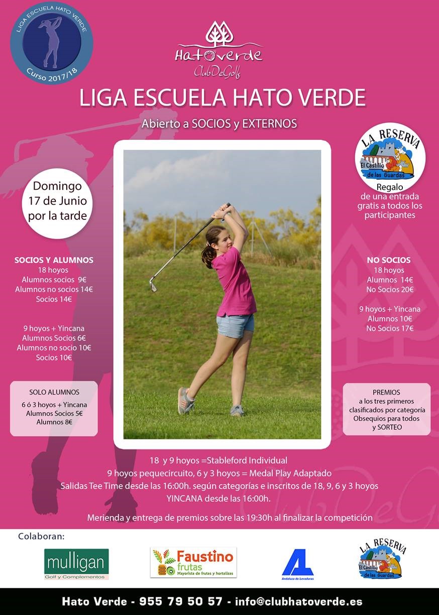 Liga Escuela de Golf (domingo 17 de junio)