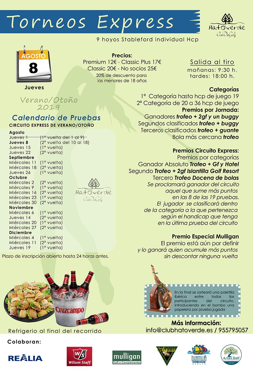 Torneo Express (Jueves 8 de agosto)