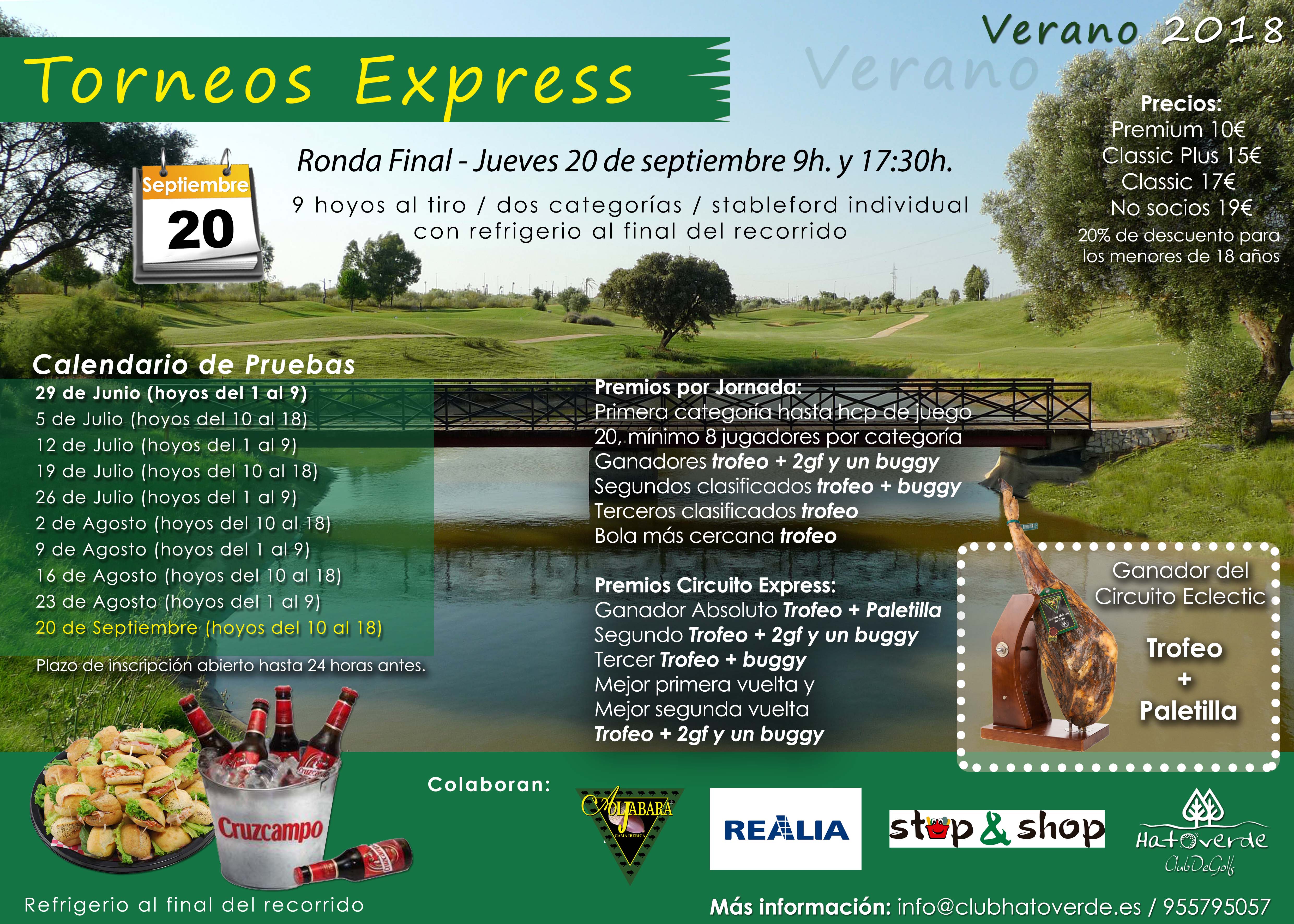 Gran final torneos express verano 2018